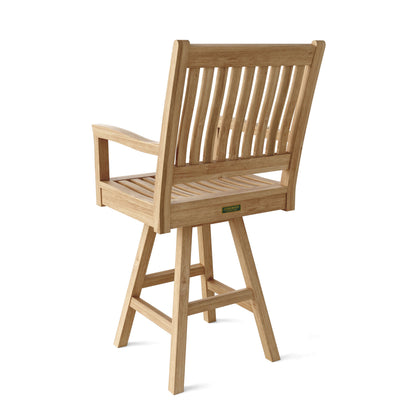 Anderson Teak Rialto Swivel Bar Armhair