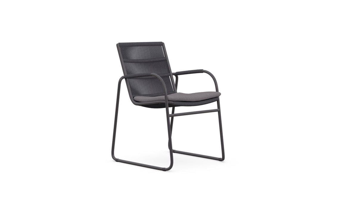 Cebu Stackable Dining Chair, Set of 4, Carbon