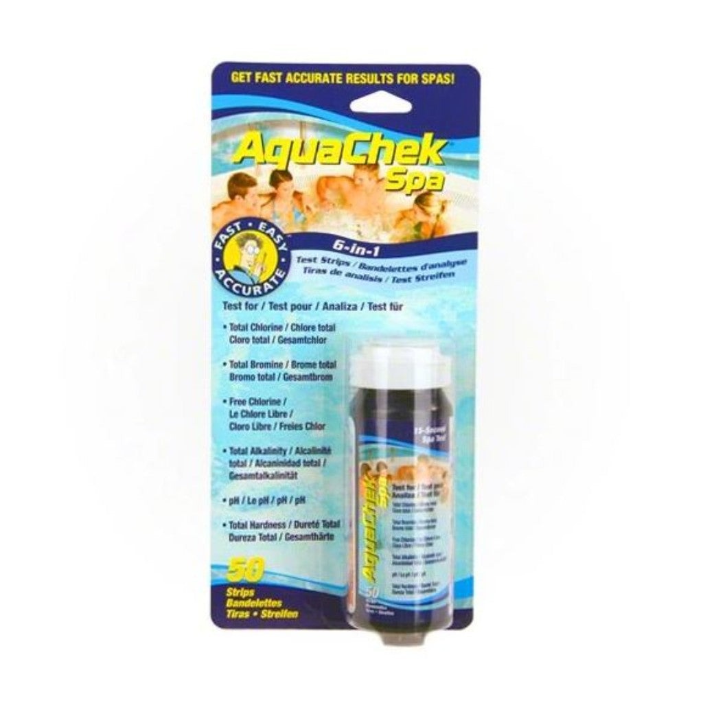 AquaChek Spa 6-Way Test Strips, 50-Count | 552244