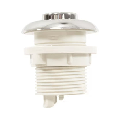 Chrome Hydrabaths Air Button HSA-217 with a raised button and secure nut.