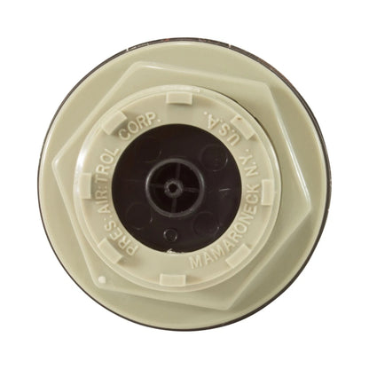 Chrome PresAir Push Button Air Actuator for pools and spas – sleek & durable.