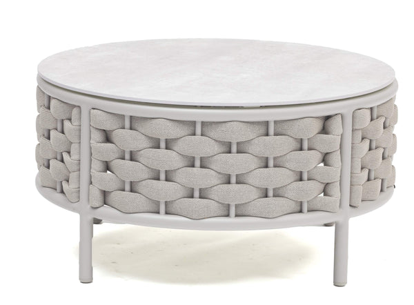 COUTURE Jardin Loop Round Coffee Table in Greige