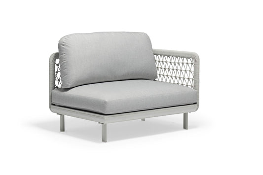 COUTURE Jardin Club Left Hand Chair in Light Grey