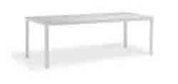 COUTURE Jardin Loop Rectangular Dining Table, Seats 8 in Greige