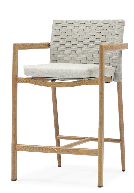 COUTURE Jardin Lounge Barstool in Oak