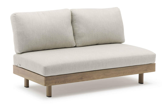 COUTURE Jardin Lounge Armless Two Seater Sofa in Oak