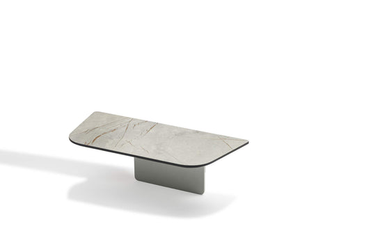 COUTURE Jardin Lounge Side Table for Chaise Lounge in Oak