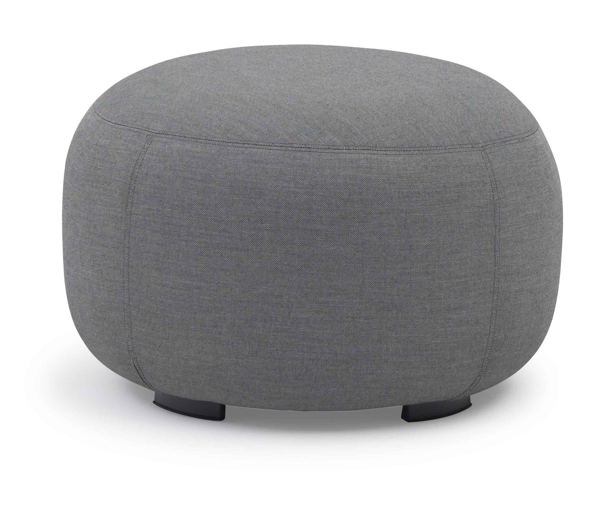 COUTURE Jardin Olala Small Ottoman in COUTURE Tex Dark Grey