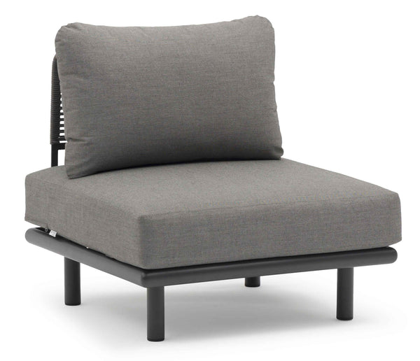 COUTURE Jardin Play Armless Chair in Anthracite
