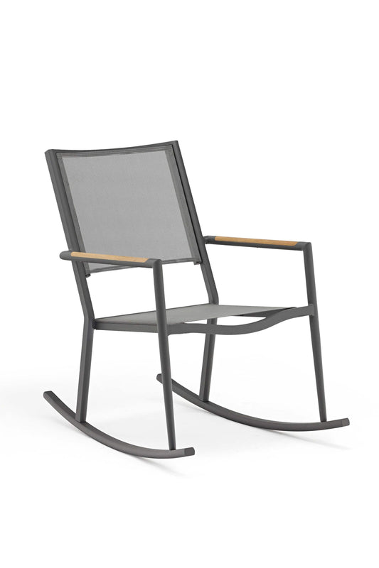 COUTURE Jardin Polo Rocking Chair in Anthracite