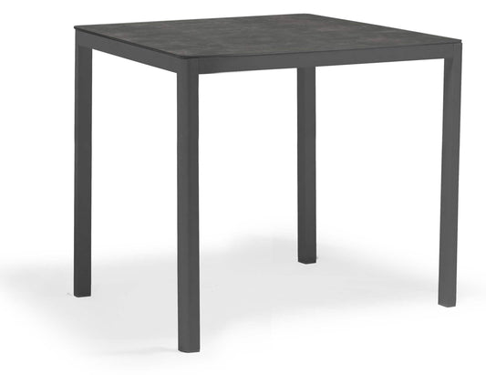 COUTURE Jardin Polo Square Bar Table in Anthracite