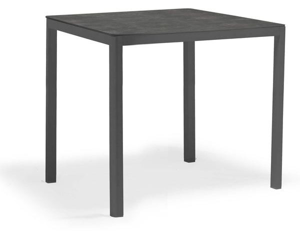 COUTURE Jardin Polo Square Bar Table in Anthracite