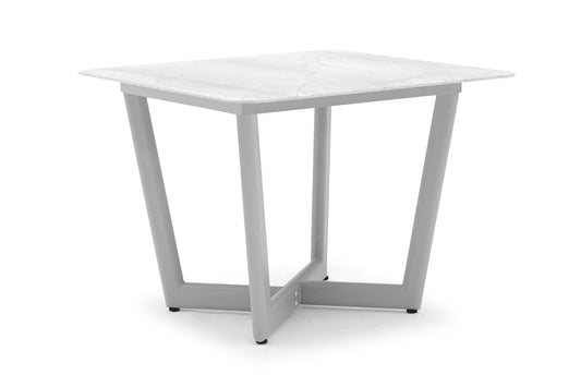 COUTURE Jardin Club Square Dining Table in Light Grey