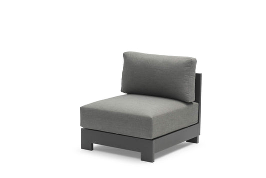 COUTURE Jardin Sky Armless Chair in Anthracite