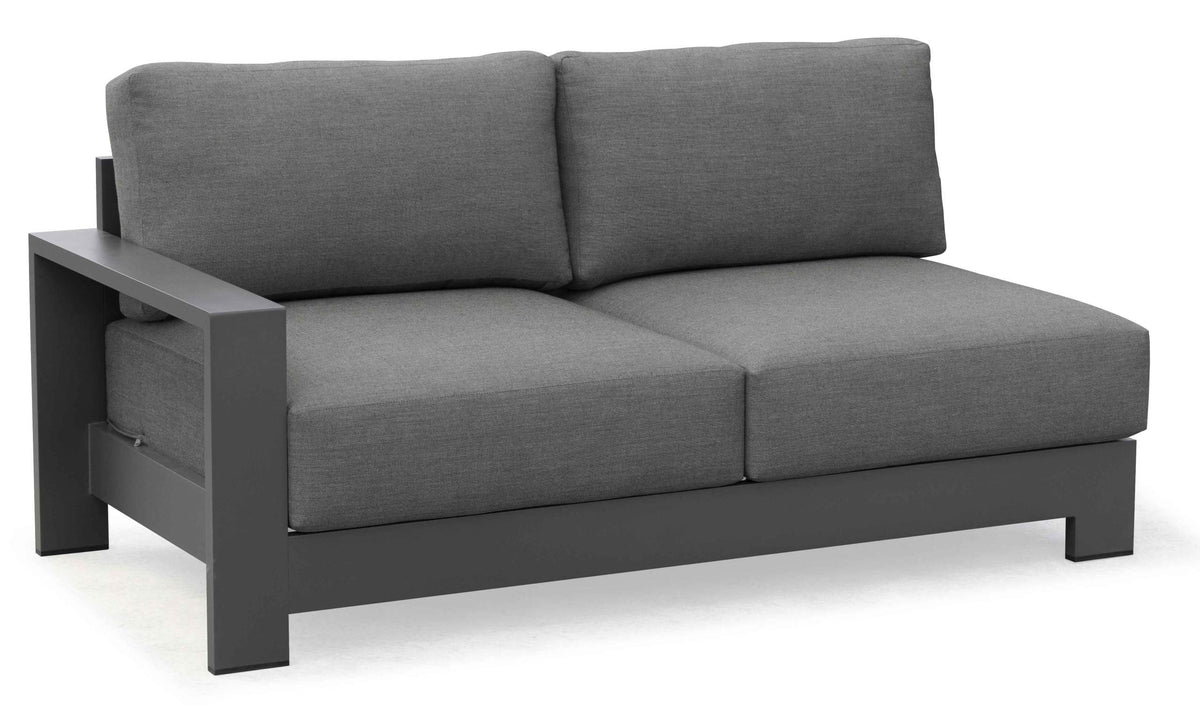 COUTURE Jardin Sky Right Hand Love Seat in Anthracite