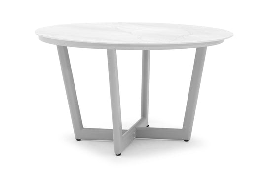 COUTURE Jardin Club Round Dining Table in Light Grey