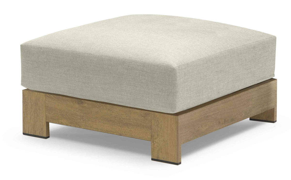 COUTURE Jardin Sky Ottoman, Oak Top in Oak
