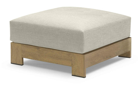 COUTURE Jardin Sky Ottoman, Oak Top in Oak