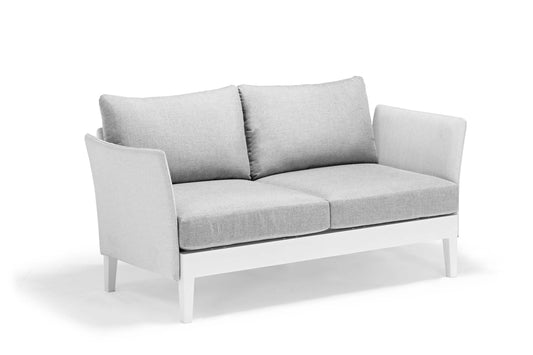 COUTURE Jardin Welcome Love Seat in White / Eden