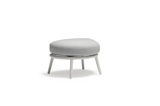 COUTURE Jardin Cuddle Armchair Ottoman in Light Grey