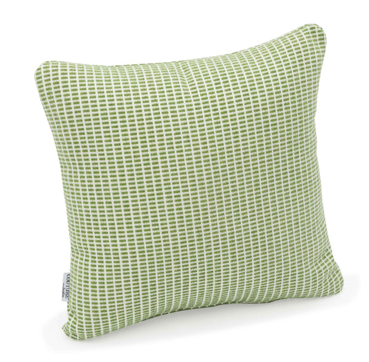 COUTURE Jardin Throw Pillow in Grid Green