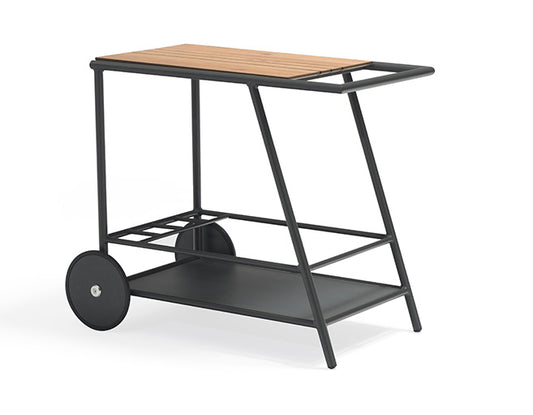 COUTURE Jardin Zoom Bar Trolley in Anthracite