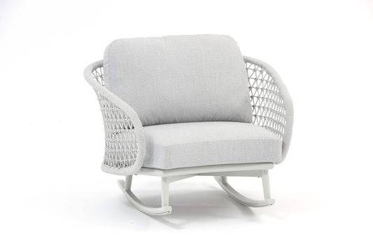 COUTURE Jardin Cuddle Rocking Chair in Light Grey