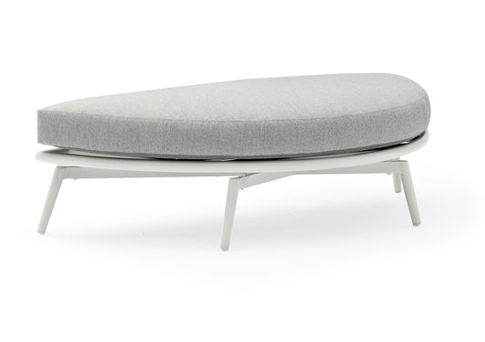 COUTURE Jardin Cuddle Sofa Ottoman in Light Grey