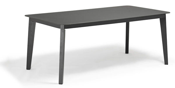 COUTURE Jardin Diva Rectangular Dining Table, Seats 8 in Anthracite
