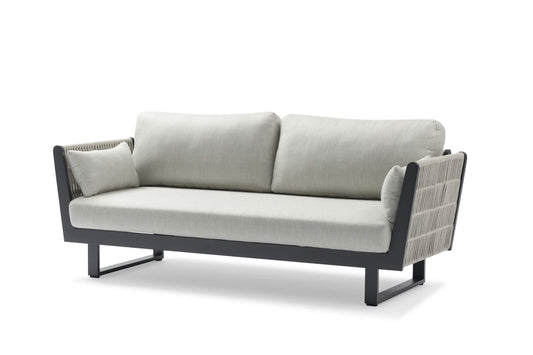 COUTURE Jardin Breeze Sofa in Anthracite Aluminum