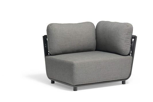 COUTURE Jardin Hug Left Hand Chair in Anthracite