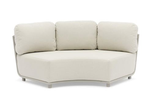 COUTURE Jardin Hug Curved Corner Sofa in Anthracite