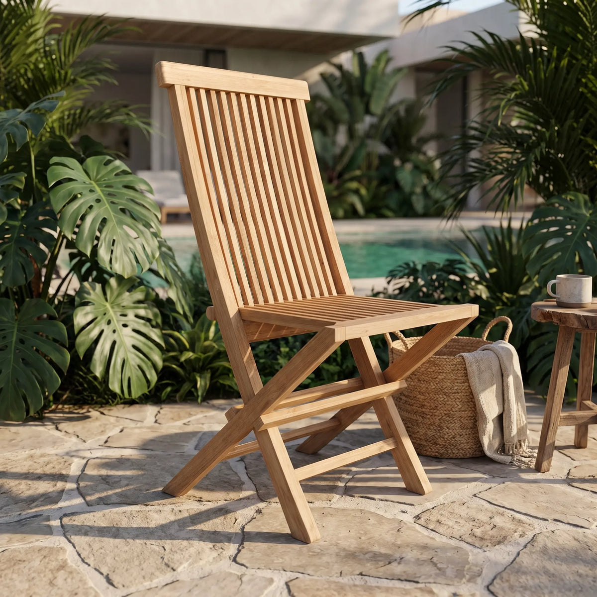 Anderson Teak Classic Folding Chair (sell & price per 2 chairs only)
