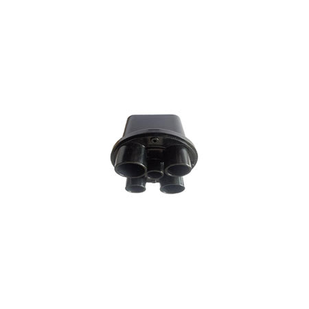 Consolidated Thermocraft J-Box, Double Fixture, 5-Hole, Black, model JBP57510