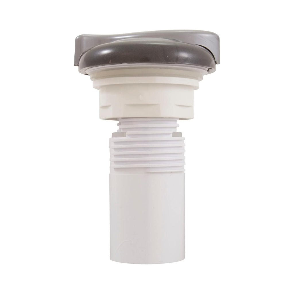 CMP Custom Molded Products S-Handle Air Control Valve in Graphite and Silver Finish