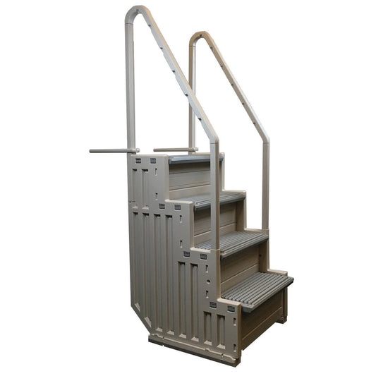Confer Economy Warm Beige In-Pool Step for Flat Bottom Pool | #STEP-1X