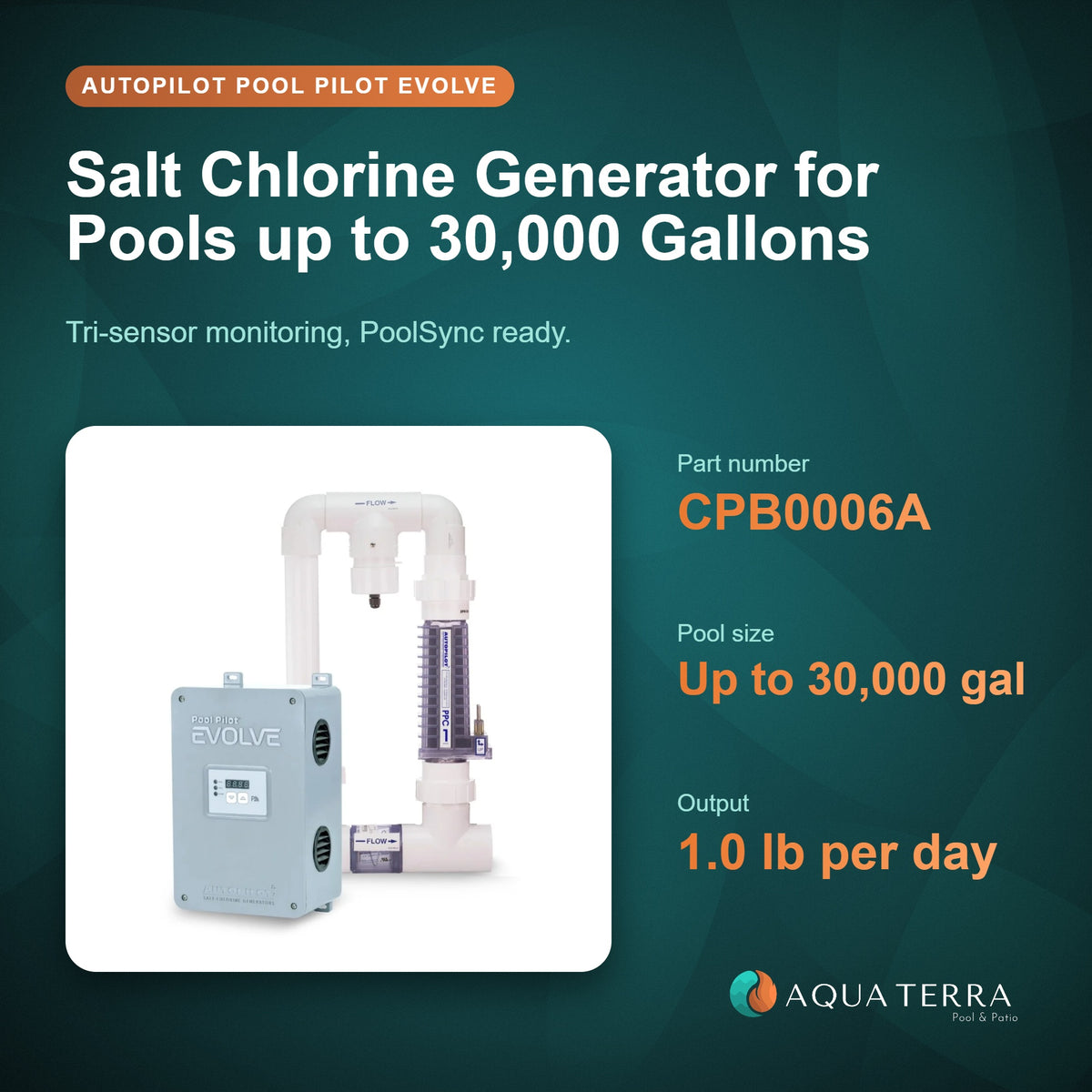 Pool Pilot Evolve CPB0006A overview card