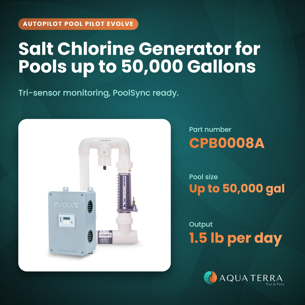 Pool Pilot Evolve CPB0008A overview card