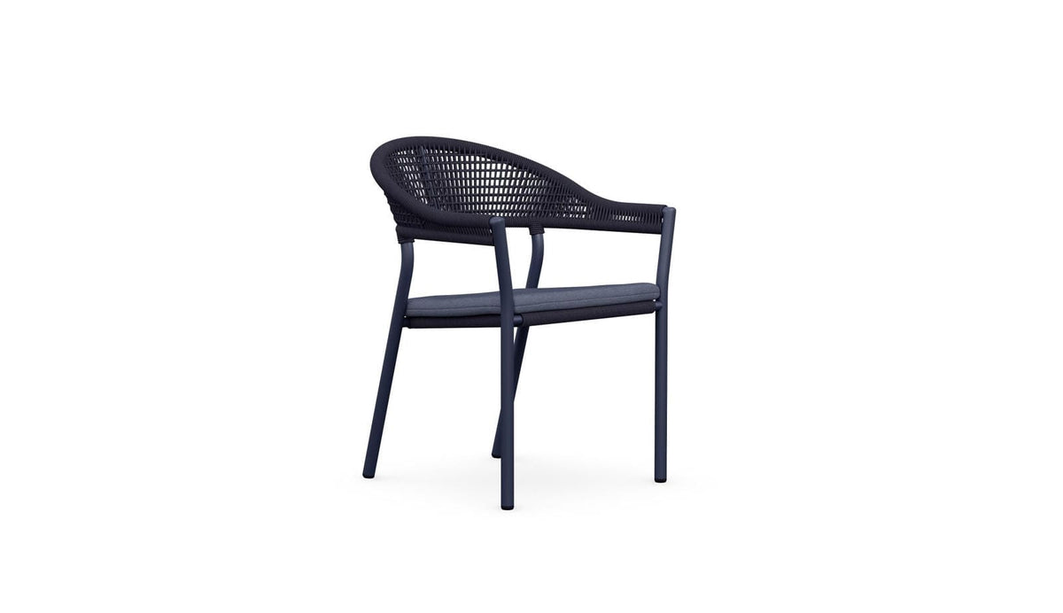 Crete Stackable Dining Chair, Set of 6, Carbon
