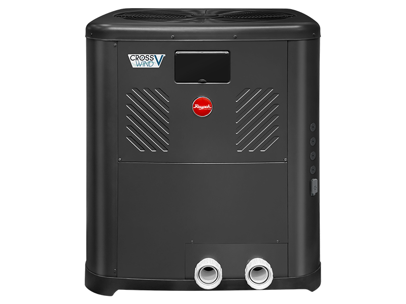 Raypak Crosswind V Delxue TWPH-6550EHC08 115k BTU Titanium Heat Pump