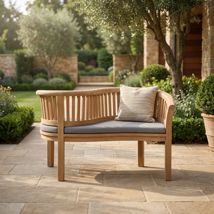 Anderson Teak Curve Love Seat 59"W 28"D 32"H