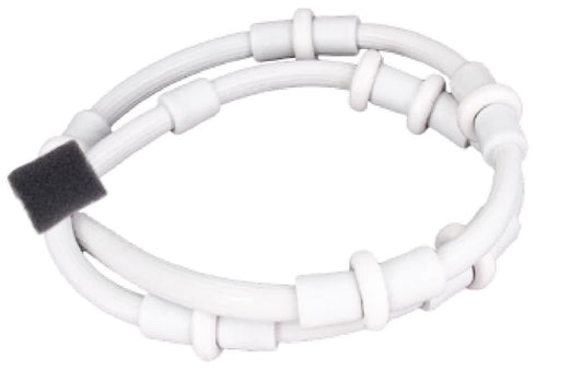 Custom 25563-005-000 4' Sweep Hose w/End Scrub for Pool Cleaner - White