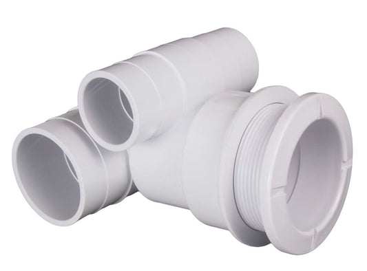 Custom Molded Products Poly Jet Body, A1 Slip, W1-1/2 inch Slip, No Plug, model 25594-150-000