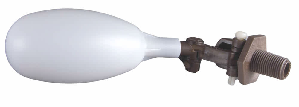 Custom Molded Products Water Leveler Float Valve, 1/2 inch, Thermoplastic, model 25504-000-200