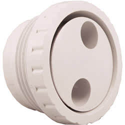 Custom Molded Products Master Gunite Spa Therapy Jet Internal, 1-1/2 inch MPT, White, model 23315-030-000