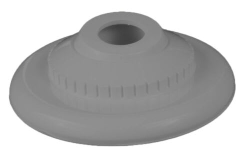 Custom Molded Products Directional Flow Outlet with Flange, 3/4 inch THD, Gray, model 25553-301-000