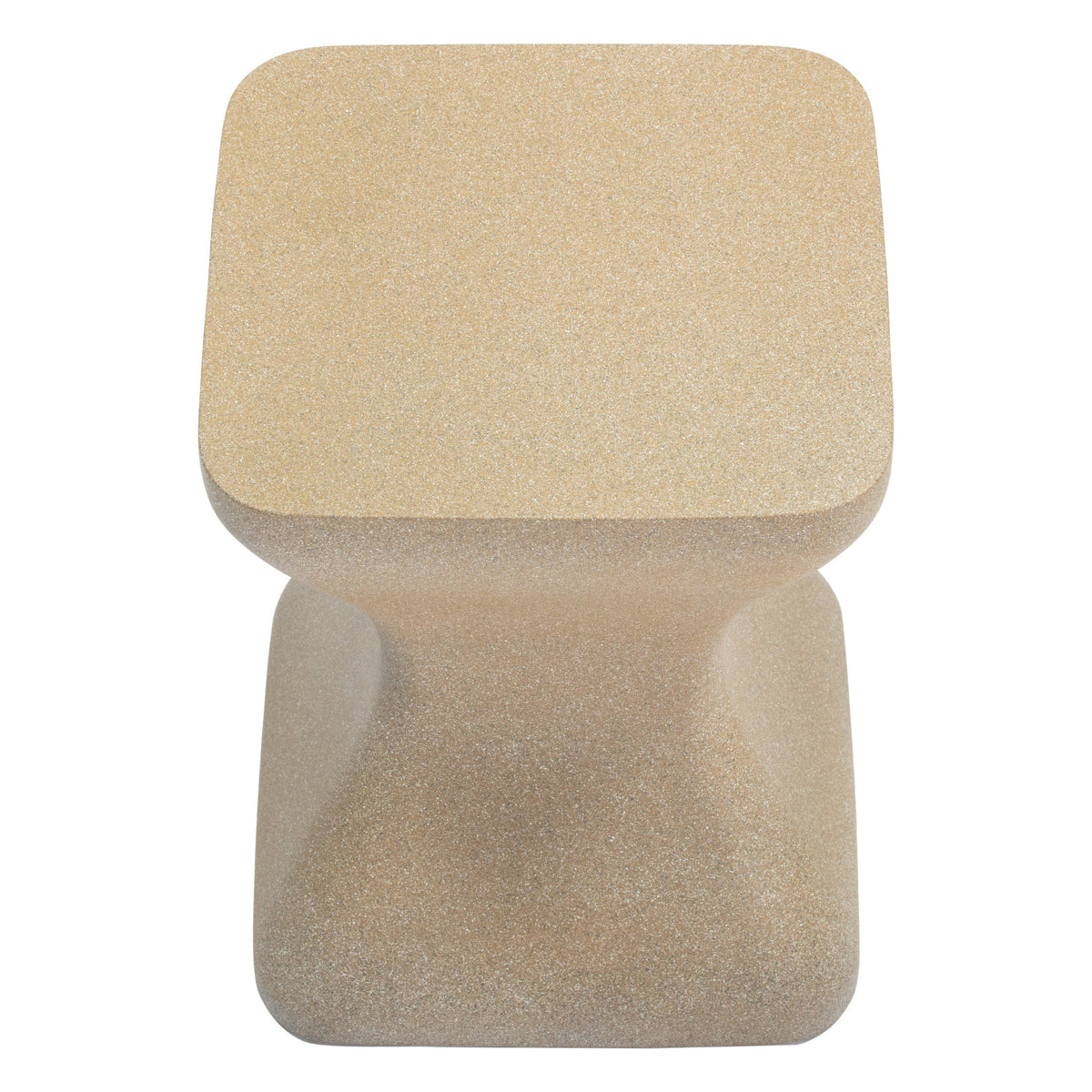 Mura Outdoor Patio Side Table, Taupe