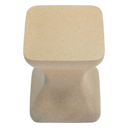 Mura Outdoor Patio Side Table, Taupe