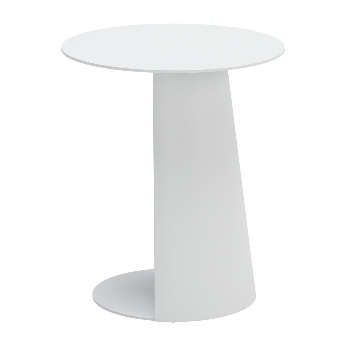 Sunny Isles Outdoor Patio Side Table, White