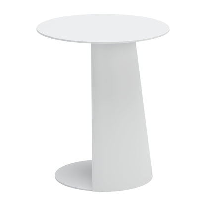 Sunny Isles Outdoor Patio Side Table, White
